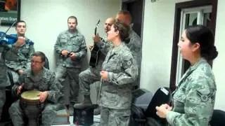 Military cover Rolling In the Deep" by Adele