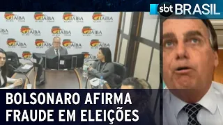 Bolsonaro afirma ter provas de fraude nas eleições de 2014 | SBT Brasil (07/07/21)