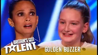 Giorgia Borg: 10-Year-Old STUNNING Act Gets GOLDEN BUZZER!! | Britain's Got Talent 2019