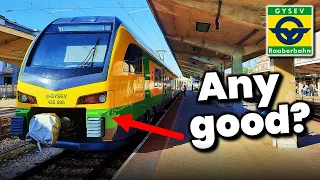 Hungary’s BRIGHT YELLOW Commuter Trains – GySEV FLIRT Review