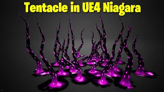 Ribbon Tentacles in UE4 Niagara Tutorial | Download Files