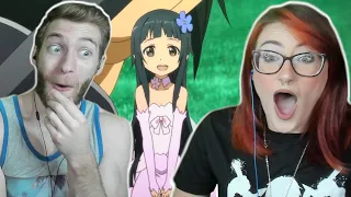 SHE IS SCARY! DON'T MESS WITH HER!!! Reacting to "SAO Abridged Ep.15" with Kirby!