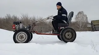 самодельный мотоблок на базе кпп урал(2)