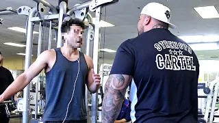 Guy Disrespects Me At The Gym And Tries To Fight Me During My Workout