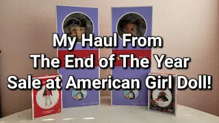 My American Girl End of the Year Sale Haul 2023