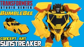 Studio Series Concept Art Sunstreaker Review - Transformers Bumblebee