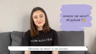 Мои продажи на Авито февраль и апрель, почему так мало?!