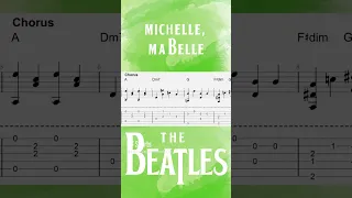 Michelle Fingerstyle Guitar Tab - Download Link In Description