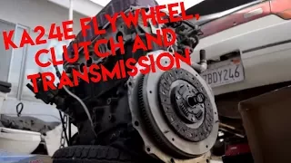 Ka24e Flywheel, Clutch And Transmission