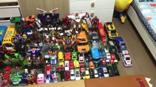 Jayd's toy collection carbot, cars, ironman, police car, etc. 카봇, 컬렉션,  타요, 뽀로로