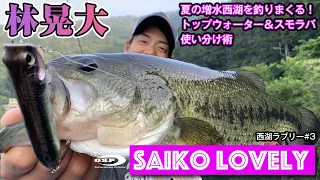 【西湖ラブリー#3】夏の増水西湖を釣りまくる！トップウォーター＆スモラバ使い分け術 by 林晃大