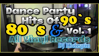 Dance Party Disco Hits Of The 80`s And 90`s Pure Vinyl Set Vol.1