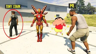 IRONMAN SUPER SUIT STEALING SHINCHAN AND FRANKLIN IN GTA 5