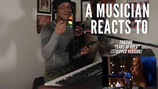 AMERICAN MUSICIAN REACTS TO FAOUZIA "TEARS OF GOLD" STRIPPED VERSION...(SINGERS SWAG...BTW)