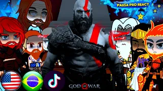 Greek and Norse gods reacting to Kratos || God of War || Ragnarok - GACHA