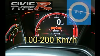 Honda Civic Type R FK8 380 HP 100 - 200 Km/h Dragy