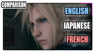 Final Fantasy VII Remake - Language Comparison (English - Japanese - French) - Bombing Mission