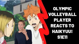 Olympic Volleyball Player Reacts to Haikyuu!! S1E11: "The Decision"