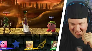 LINK, ICH BIN DEIN VATER (Super Smash Bros U Parodie) | Freakso | REAKTION