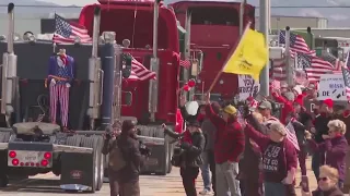 California trucker convoy heads to Washington D.C.