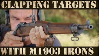 Clapping Targets with American Classic M1903 Irons at 700yds - Short Video