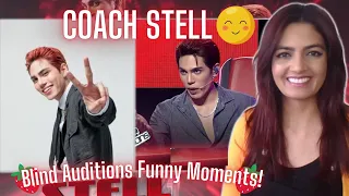 COACH STELL's Funny moments during the blind auditions on The Voice Generations PH! 🍓❤️👑