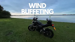 How i FIXED wind buffeting on my Honda CB500X !