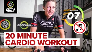 20min Cardio | Lose Weight Fast Without Music 🔇