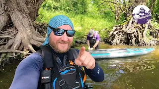 PADDELN AUF DER REDNITZ - MIT KANU & SUP VON ROTH NACH KATZWANG  -  ( Nürnberg)