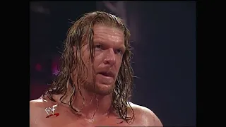 X-Pac vs. Triple H for the WWF Championship. WWE Monday Night RAW. January 10, 2000