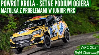 WRC 2024 - Rajd Chorwacji - Ogier wygrywa jak za dawnych lat, Matulka punktuje w Junior WRC
