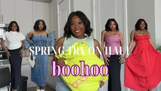 SPRING TRY ON HAUL 2024 Ft BOOHOO | DENIM, DRESSES, SKIRTS |