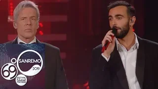 Sanremo 2019 - Marco Mengoni e Claudio Baglioni cantano "Emozioni"