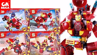 LEGO AVENGERS ENDGAME IRON MAN HULKBUSTER SY6396 Unofficial lego (New Releases) lego videos