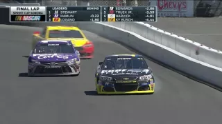 Ето NASCAR, дєтка ! NSCS 2016 R16 Sonoma last lap & finish