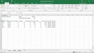 How To Selecting Multiple Worksheets in Excel