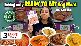 Eating only *Ready to Eat Veg Meat* for 24 Hours | Food Challenge