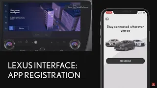 2022 Lexus Interface Multimedia System - App Registration