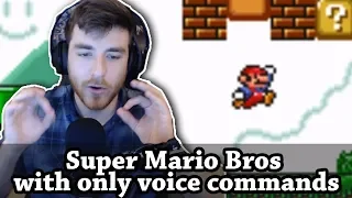 Can you beat Mario Bros 1-1 with ONLY voice commands?