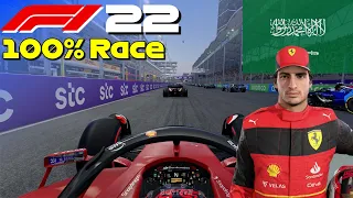 F1 22 - Let's Make Sainz World Champion #2: 100% Race Jeddah
