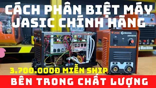 3 yếu tố phân biệt máy hàn Jasic chính hãng tại VN | xem nội thất trong máy hàn que Jasic ARC200 R04