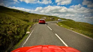 HSVs climb the Black Mountains in Wales - Vauxhall Monaro VXRs & VXR8 Bathurst.