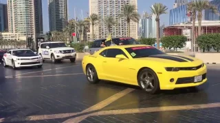 Luxury Cars Parade in Dubai 2015