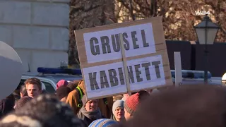 Demos gegen Schwarz-Blau