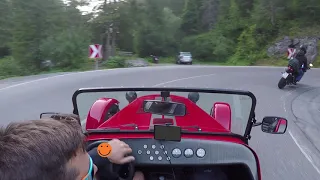 Caterham Seven 355 | Hahntennjoch (Auffahrt Westrampe)