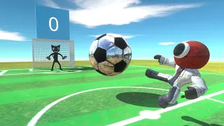Funny Penalty Kick in Football | Red vs All Units  - Animal Revolt Battle Simulator
