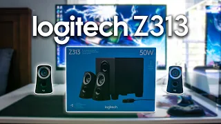Logitech Z313 Unboxing and Test | Best Budget Speakers for PC! (Subwoofer Included!)
