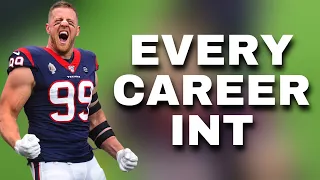 Every J.J. Watt Interception So Far