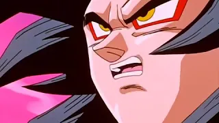Goku super Saiyan 4 umilia baby Vegeta