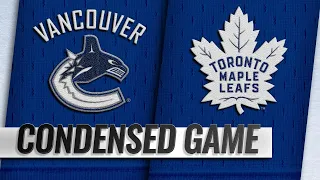 01/05/19 Condensed Game: Canucks @ Maple Leafs